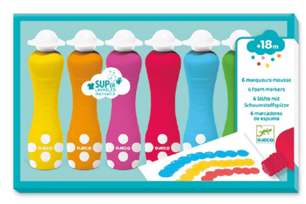 Djeco Dot Markers, art materials for toddlers, art tools for toddlers, best craft supplies for toddlers, gifts for toddlers, The Montessori Room, Toronto, Ontario, Canada.