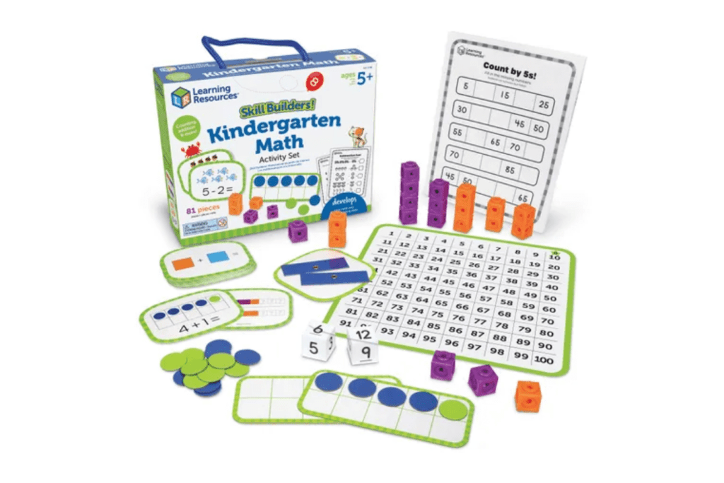 Skill Builders! Kindergarten Math, Learning Resources, math activities for kindergarten, kindergarten prep, kindergarten readiness, classroom math materials, The Montessori Room, Toronto, Ontario, Canada.