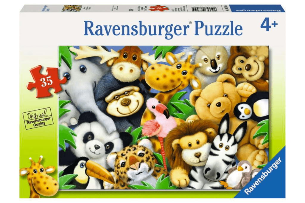 Softies - 35pc Puzzle, Ravensburger, jigsaw puzzles for kids, best puzzles for kids, high quality puzzles, The Montessori Room, Toronto, Ontario, Canada.