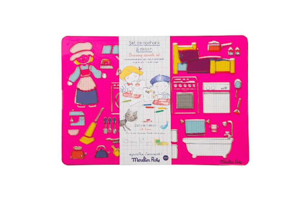 Aujourd Hui Cest Mercredi - Stencil Set In the House By Moulin Roty Toronto, Canada