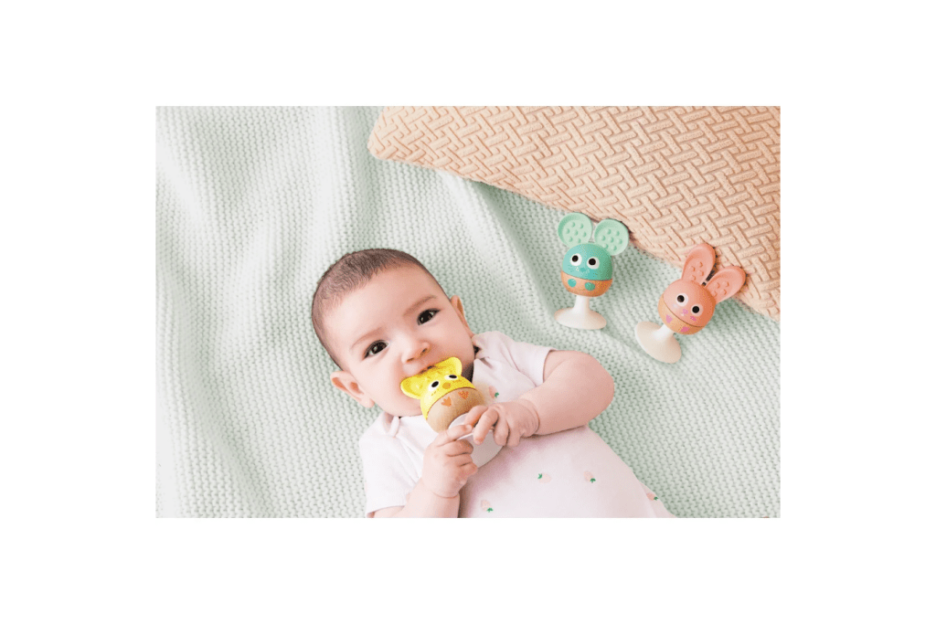 Suction Cup Rattle and Teether Set