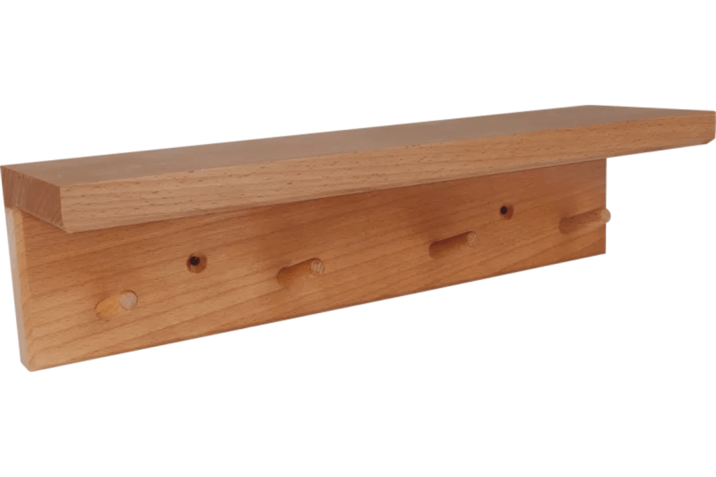 Wall Mounted Hooks, Redecker, home organization, child-friendly hooks, hooks for entryway, hooks for bathroom, hooks for bedroom, wooden coat hooks, The Montessori Room, Toronto, Ontario, Canada.