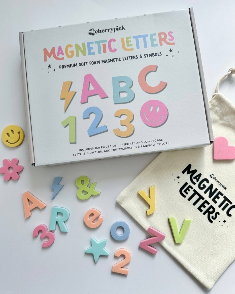 Soft Foam Magnetic Letters & Symbols - 150pc Set - For Magnetic Playwalls