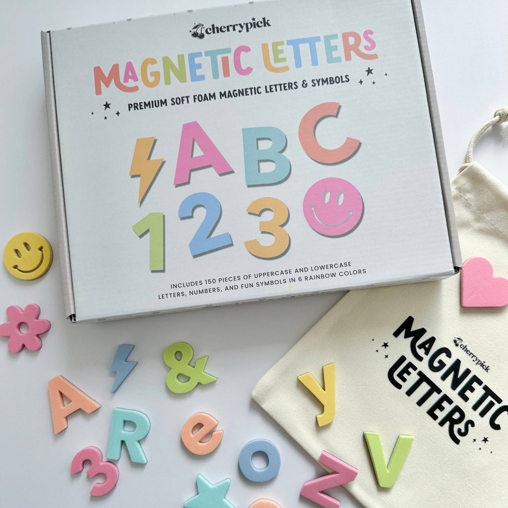 Soft Foam Magnetic Letters & Symbols - 150pc Set - For Magnetic Playwalls